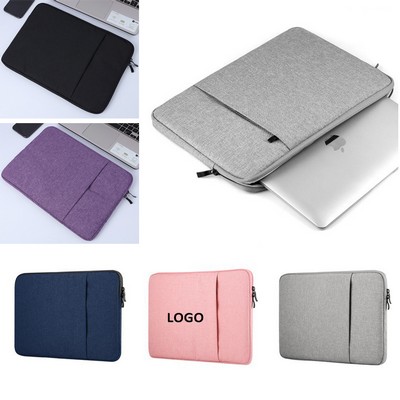Custom 2 pockets Waterproof laptop sleeve