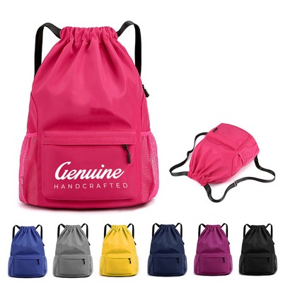 Waterproof Drawstring Sports Backpack