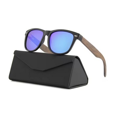 Bamboo Wood Sunglasses with Low MOQ Custom Imprint