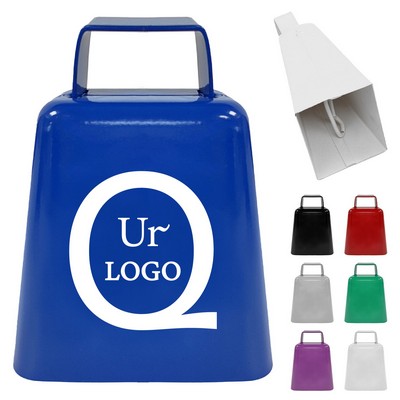 4.41x2.83x2.44" Metal Handheld Cowbell