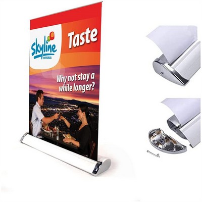 Desktop Retractable Banner 12 x 17"