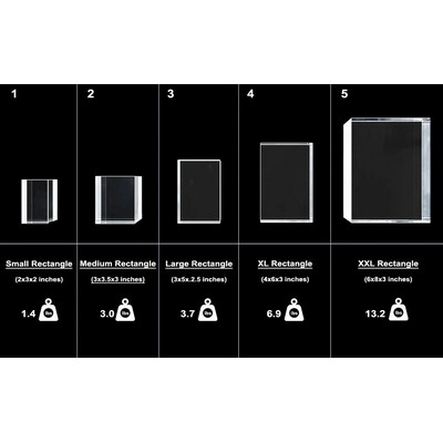 Cowboy Hat Crystal Trophy Award w/LED Base - Wild West Decor