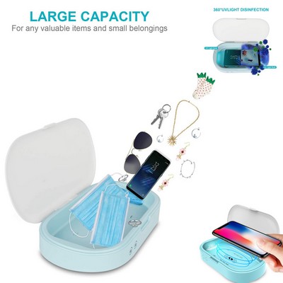 UVC Sanitizer Case w/Wireless Charger