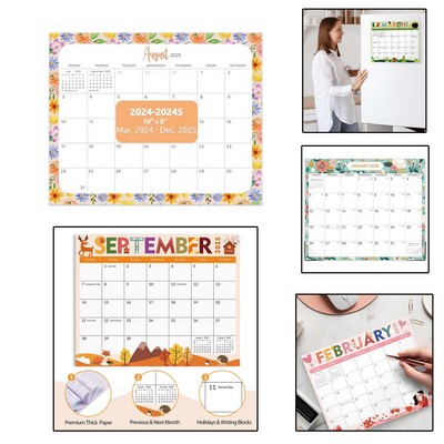 Refrigerator Magnetic Calendar