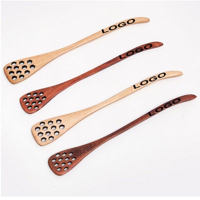 7" Handmade Wooden Honey Dipper Mixing Stick Coffee Stirring Spoon