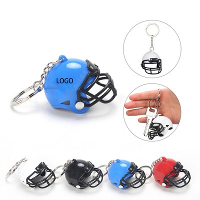 Mini Football Helmet Keychain