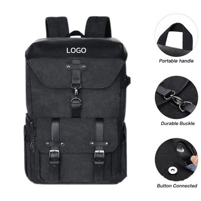 Outdoor Waterproof Canvas DSLR Camera Bag