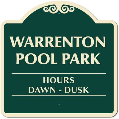 Aluminum Metal-Custom Shape-One Sided Sign. Full Color