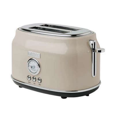 Haden® Dorset 2 Slice Toaster, Putty & Chrome