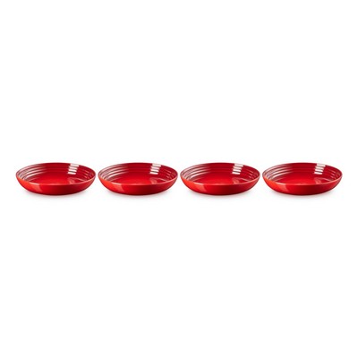 Le Creuset 4Pc 8.5" Pasta Bowl Set Cerise
