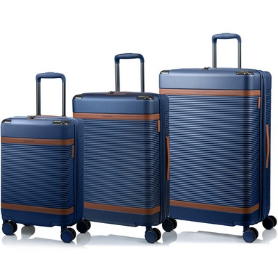Champs Luggage Vintage Ii Luggage Set Size 3 Pieces - Navy Blue