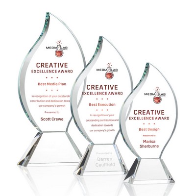 Norina Flame VividPrint™ Award - Clear