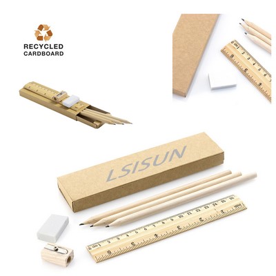 6-Piece Eco-Friendly Stationery Set