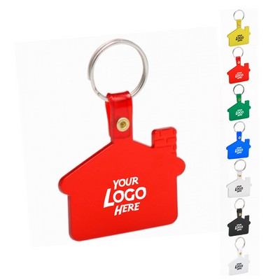 House Shaped Soft Key Tags