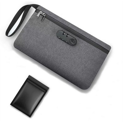 Smell Proof Bag With Combination Lock 8*12"