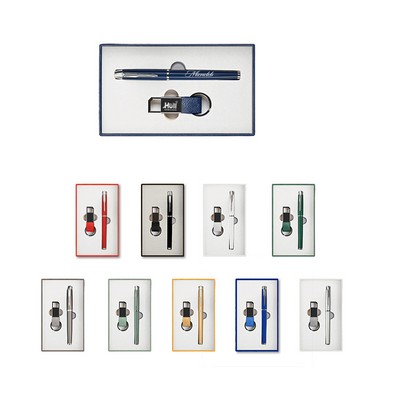 Pen Keychain Business Gift Box Set