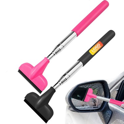 Retractable Side Mirror Squeegee Wiper
