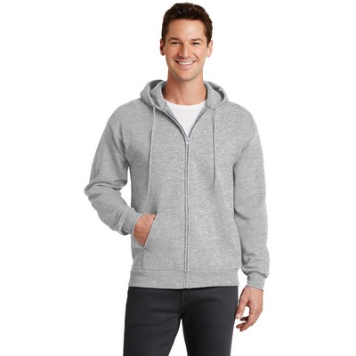 Port & Co™ Core Fleece Full-Zip Hooded Sweatshirt.