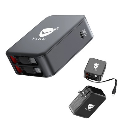 Retractable Cable USB Wall Charger