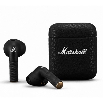 Marshall Minor Iii True Wireless Earbuds w/Charging Case - Black