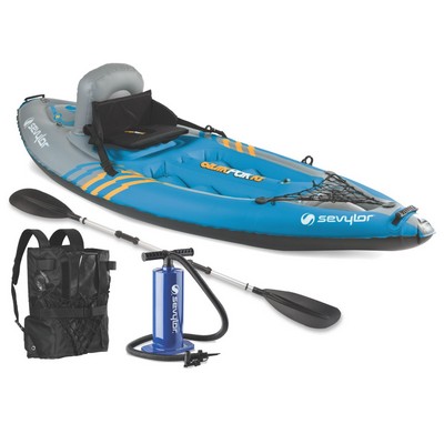 Newell Brands Distribution LLC Sevylor 1-Person Quikpak™ K1 Sit-On-Top Kayak W/ Pump & Paddle