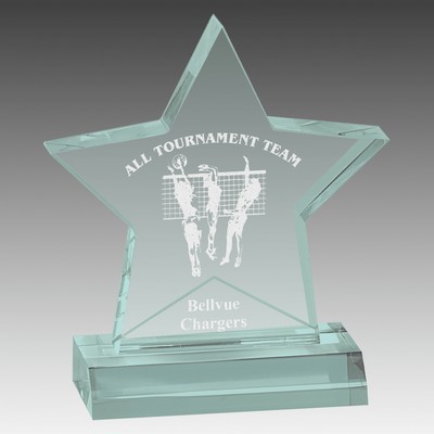Star Acrylic Award with Base