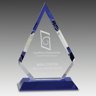 Crystal Diamond on Pedestal Base