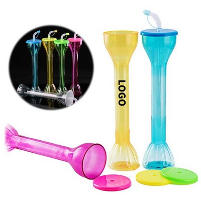 20Oz Dumbbell Shaped PET Straw Bottle