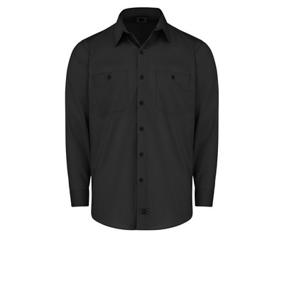 Dickies Shirts - Men's Industrial WorkTech Ventilated Long-Sleeve Work Shirt With Cooling Mesh