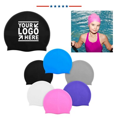 Unisex Adult Silicone Swim Cap