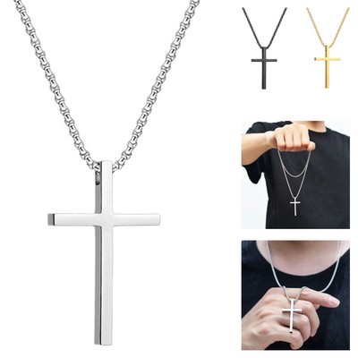 Stainless Steel Cross Necklace