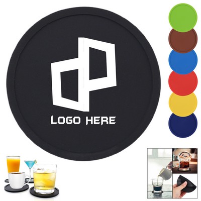 Silicone Grooved Drink Coasters