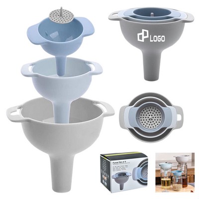 4-In-1 Multifunctional Kitchen Funnel Set