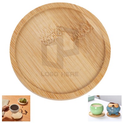 3.5 X 3.5 X 0.4" Wooden Coaster