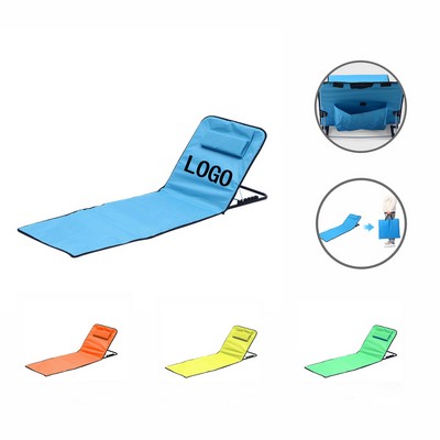 Portable Beach Chair with Back Support