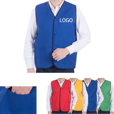 Event Staff Button Vest