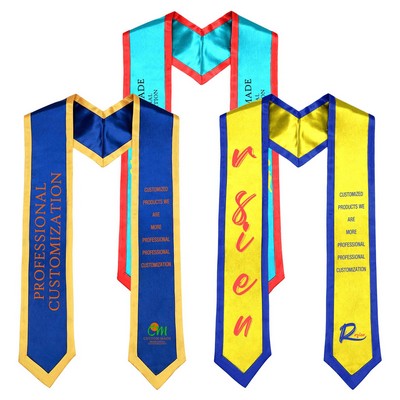 Unisex Adult Graduation Satin Sash