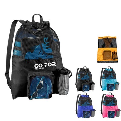 Big Mesh Mummy Backpack for Swim