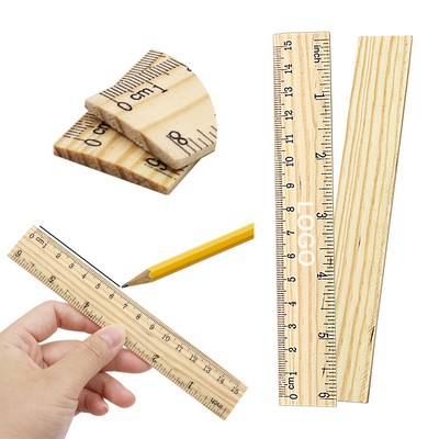 Compact Wooden Ruler