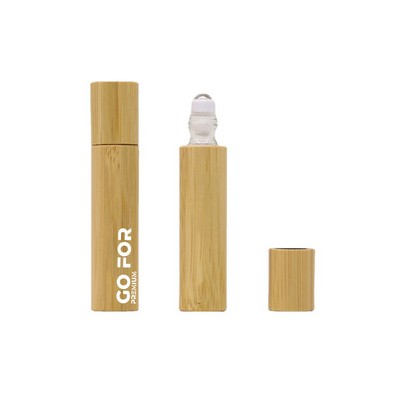 Portable Essential Oils Bamboo Bottle with Roller Ball
