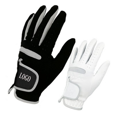 Black And White Golf Gloves