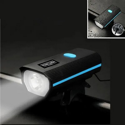 Rechargeable Bike Front Light 120db Horn Set for Cycling