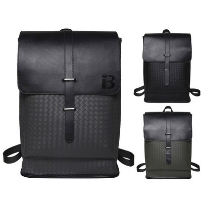 Large PU capacity business backpack