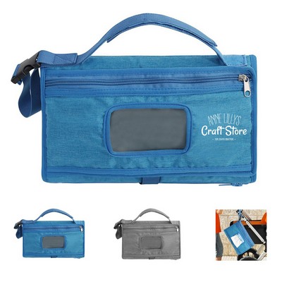 Portable Diaper Changing Mat with Storage