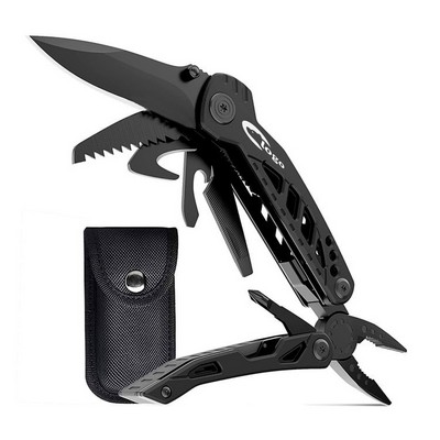 Multitool Knife 13 In 1 Pocket Multitool With Nylon Sheath