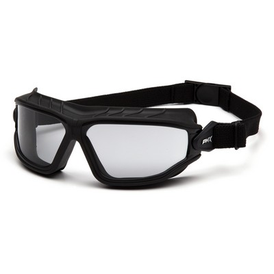 Torser Safety Goggles, Black Frame with Light Gray H2MAX Anti-Fog Lens