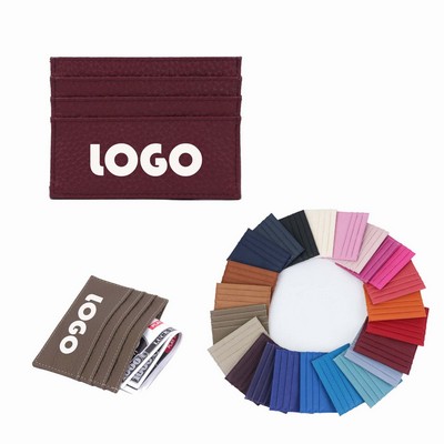 Premium Leather Card Case with Multi-Slot