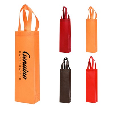Non-Woven Spill-proof Wine Tote Bag