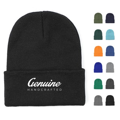 Knitted Cuff Beanie