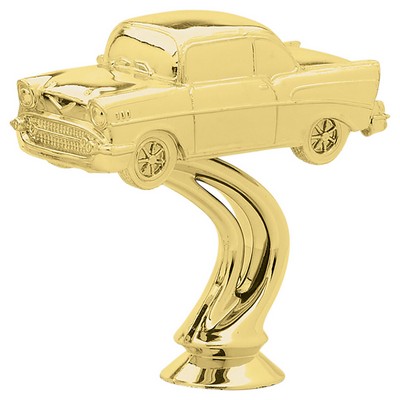 4 1/4" Gold Plastic '57 Chevy Truck Trophy Figure